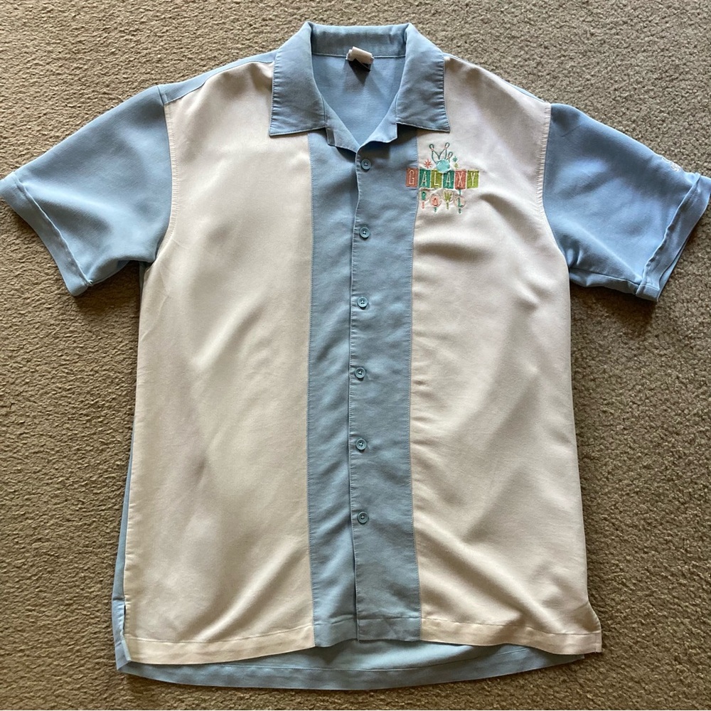 Universal Studios Cabana Bay Beach Resort Galaxy Bowl Bowling π³ Shirt, Sz M - Picture 7 of 12
